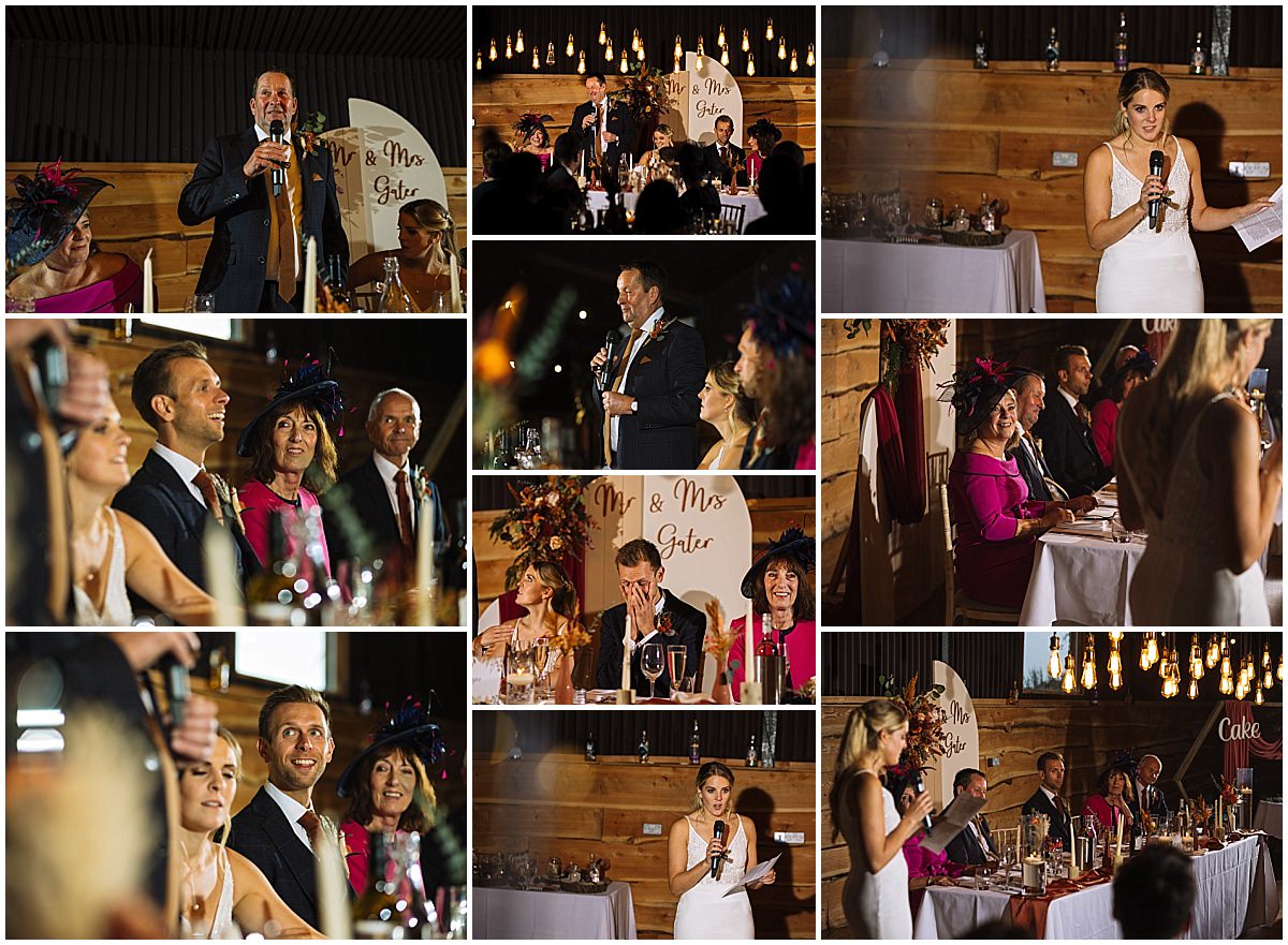 wedding speeches at stock farm